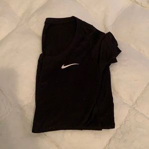 Nike black short sleeve athletic tee